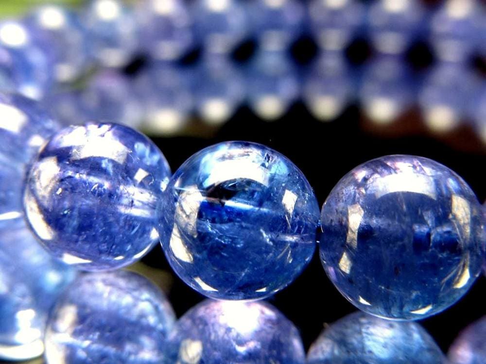 タンザナイト ブレスレット 誕生石 ブルーゾイサイト 宝石