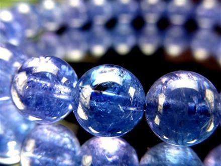 タンザナイト ブレスレット 誕生石 ブルーゾイサイト 宝石