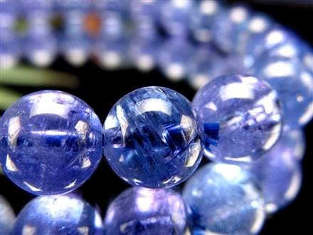 タンザナイト ブレスレット 誕生石 ブルーゾイサイト 宝石