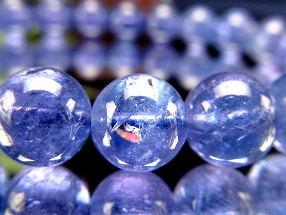 タンザナイト ブレスレット 誕生石 ブルーゾイサイト 宝石