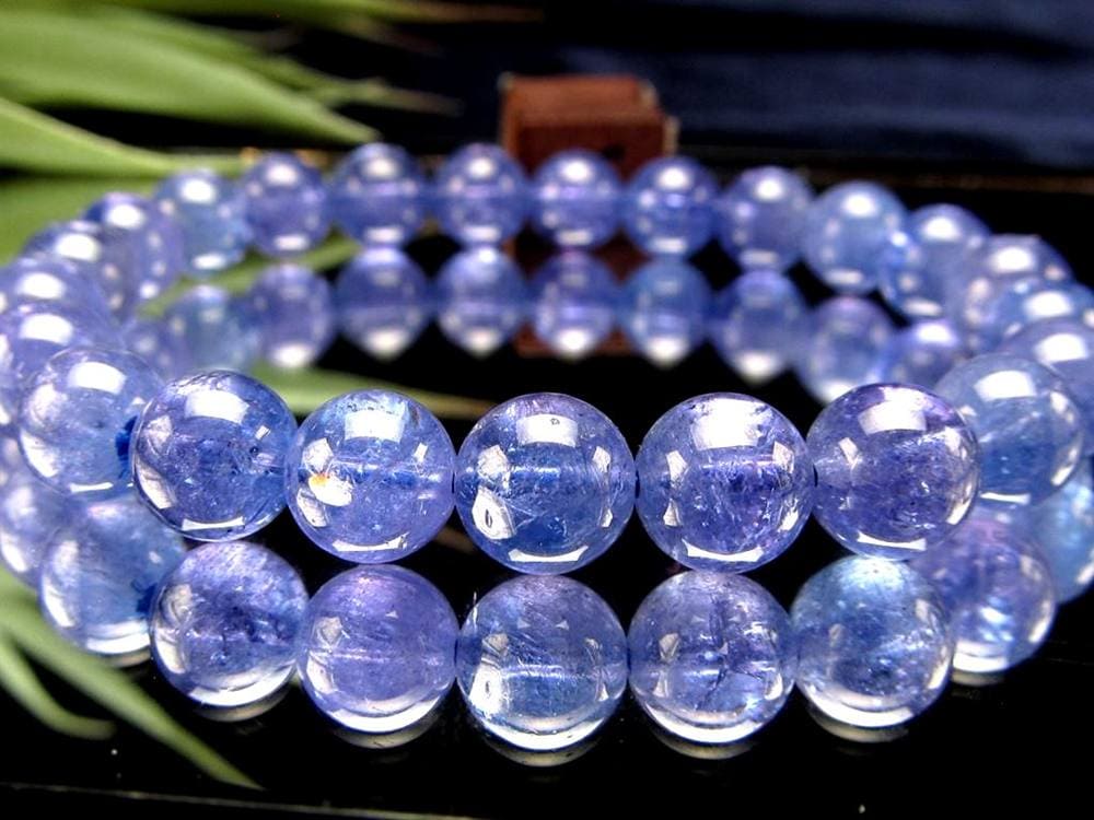 タンザナイト ブレスレット 誕生石 ブルーゾイサイト 宝石