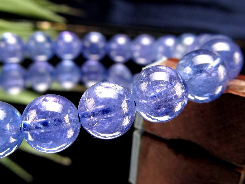 タンザナイト ブレスレット 誕生石 ブルーゾイサイト 宝石