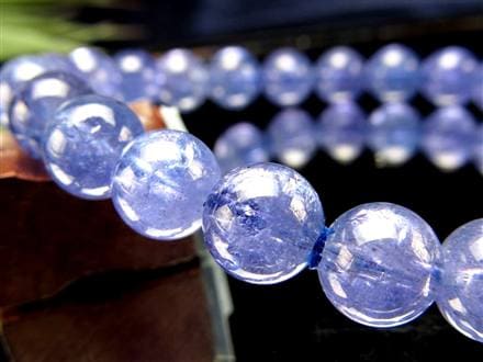 タンザナイト ブレスレット 誕生石 ブルーゾイサイト 宝石