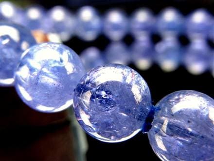 タンザナイト ブレスレット 誕生石 ブルーゾイサイト 宝石