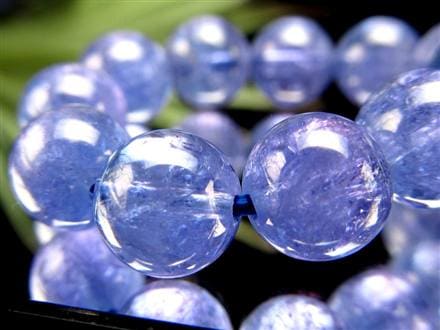 タンザナイト ブレスレット 誕生石 ブルーゾイサイト 宝石