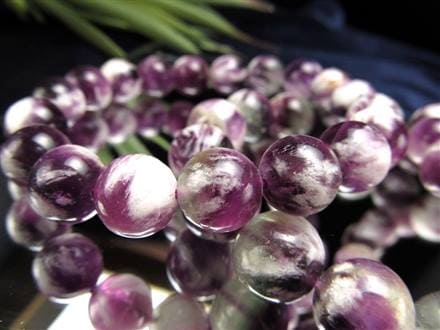 フローライト ブレスレット 石花蛍石 エンジェルフェザーフローライト 天然石