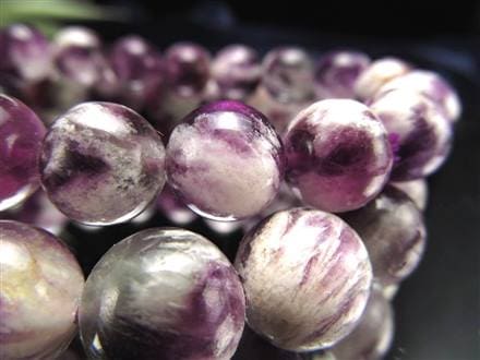 フローライト ブレスレット 石花蛍石 エンジェルフェザーフローライト 天然石