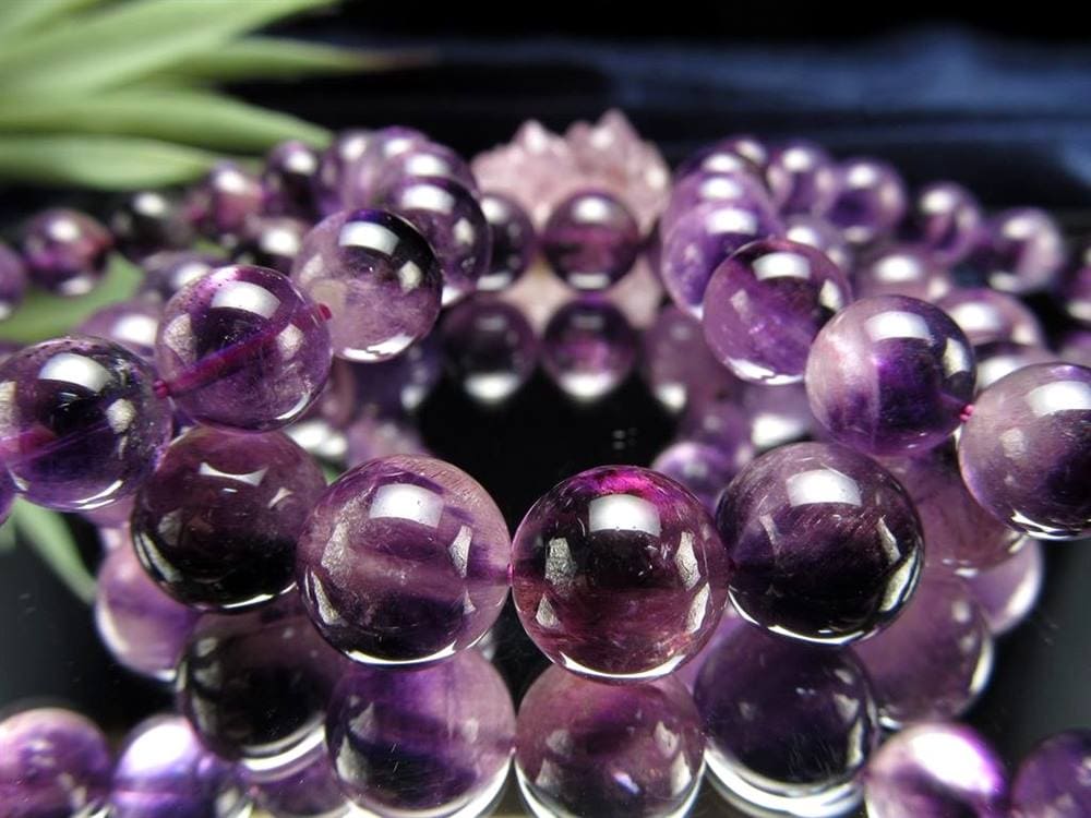 アメジストエレスチャル ブレスレット エレスチャル 紫水晶 スーパーセブン