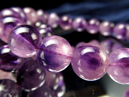 アメジストエレスチャル ブレスレット エレスチャル 紫水晶 スーパーセブン