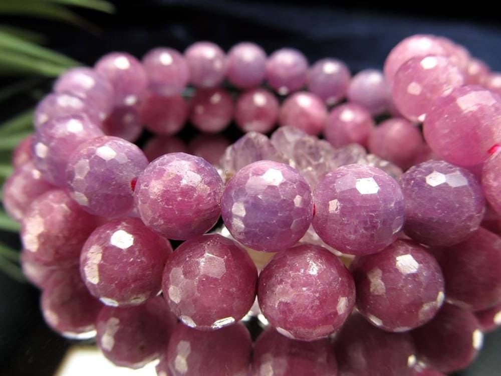 サファイア ブレスレット コランダム 9月の誕生石 パープルサファイア