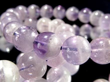 アメジスト ファントム 幻影紫水晶 ブレスレット ラベンダー
