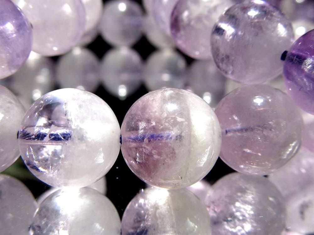 アメジスト ファントム 幻影紫水晶 ブレスレット ラベンダー