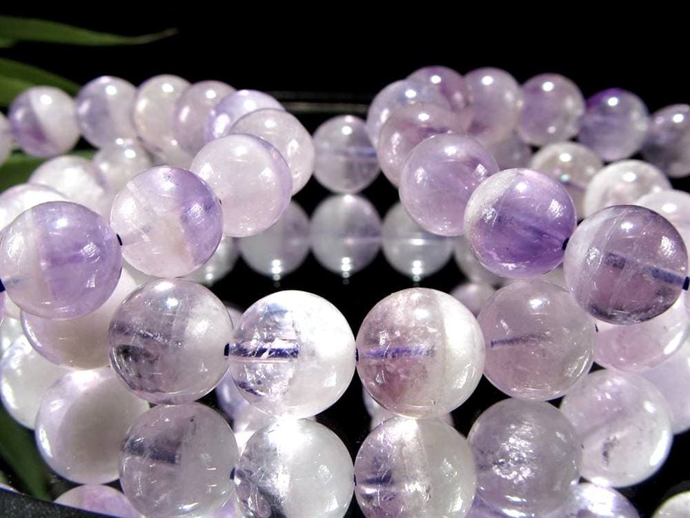 アメジスト ファントム 幻影紫水晶 ブレスレット ラベンダー
