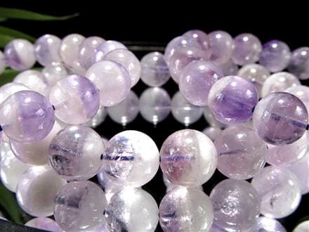 アメジスト ファントム 幻影紫水晶 ブレスレット ラベンダー