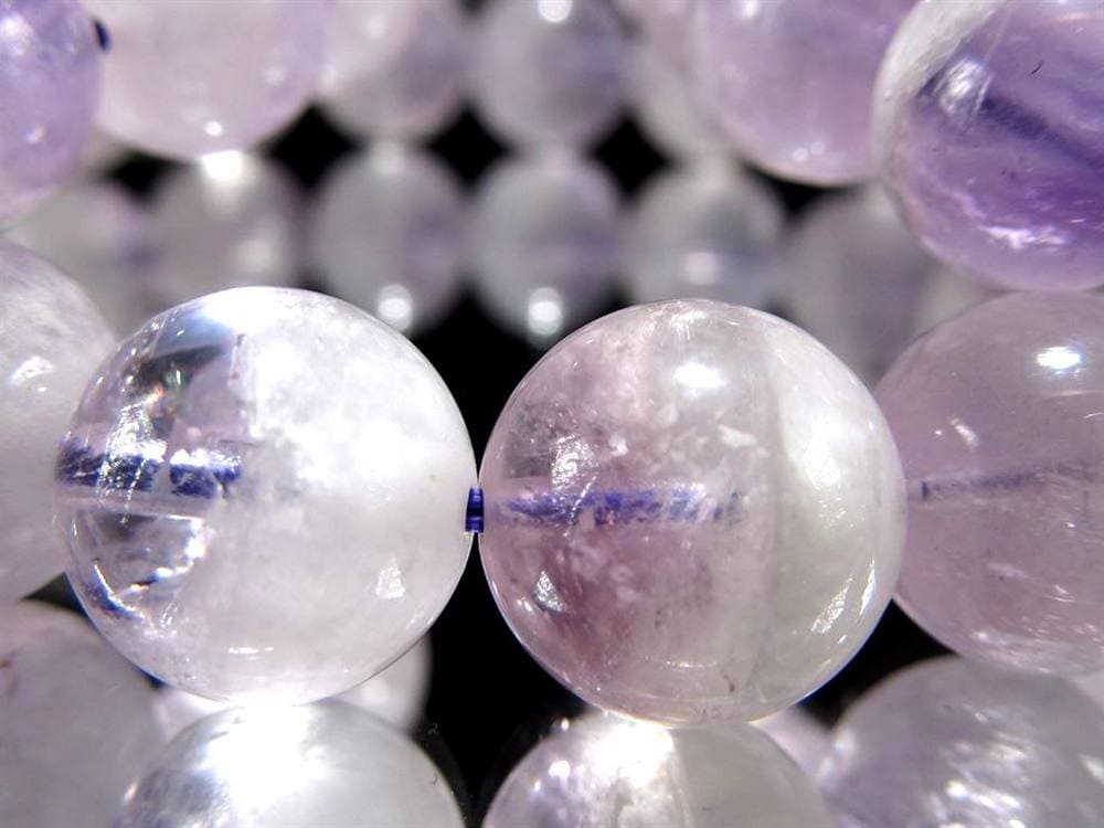 アメジスト ファントム 幻影紫水晶 ブレスレット ラベンダー