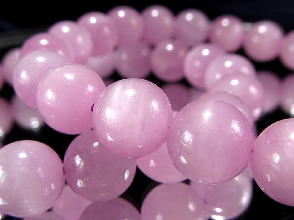 クンツァイト ブレスレット リチア輝石 キャッツアイ 天然石