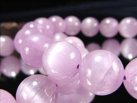 クンツァイト ブレスレット リチア輝石 キャッツアイ 天然石