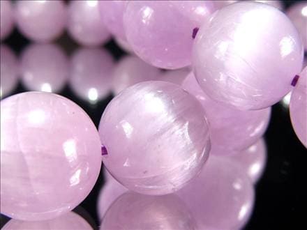 クンツァイト ブレスレット リチア輝石 キャッツアイ 天然石