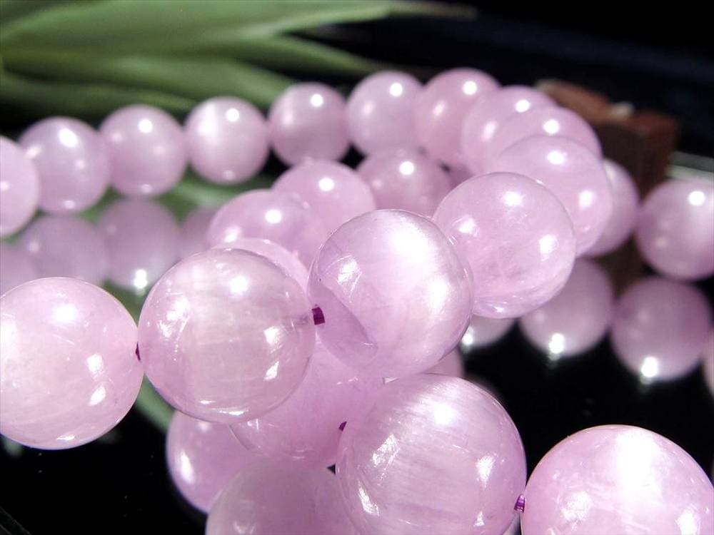 クンツァイト ブレスレット リチア輝石 キャッツアイ 天然石