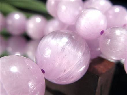 クンツァイト ブレスレット リチア輝石 キャッツアイ 天然石