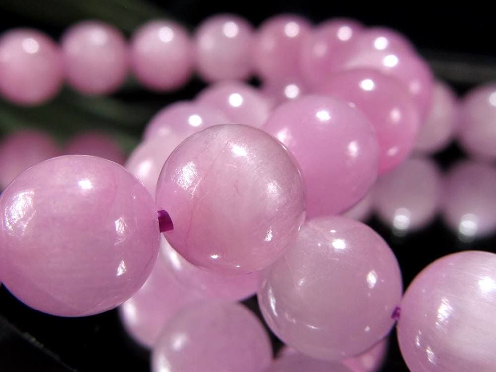 クンツァイト ブレスレット リチア輝石 キャッツアイ 天然石