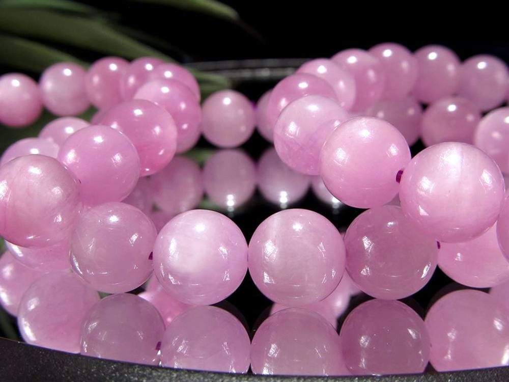 クンツァイト ブレスレット リチア輝石 キャッツアイ 天然石