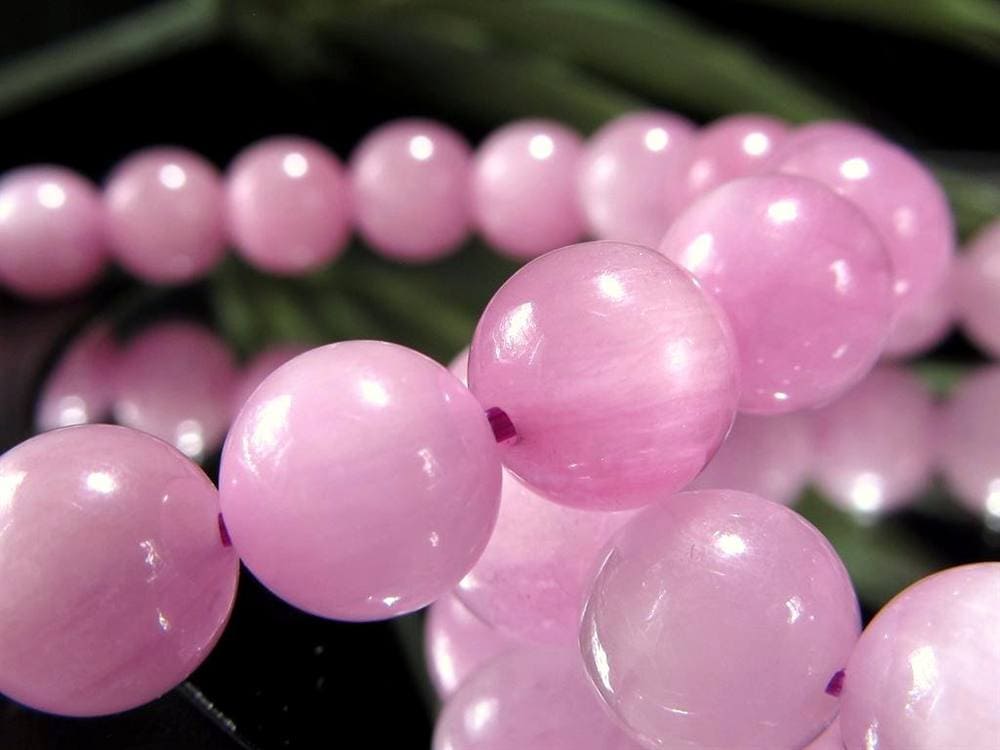 クンツァイト ブレスレット リチア輝石 キャッツアイ 天然石