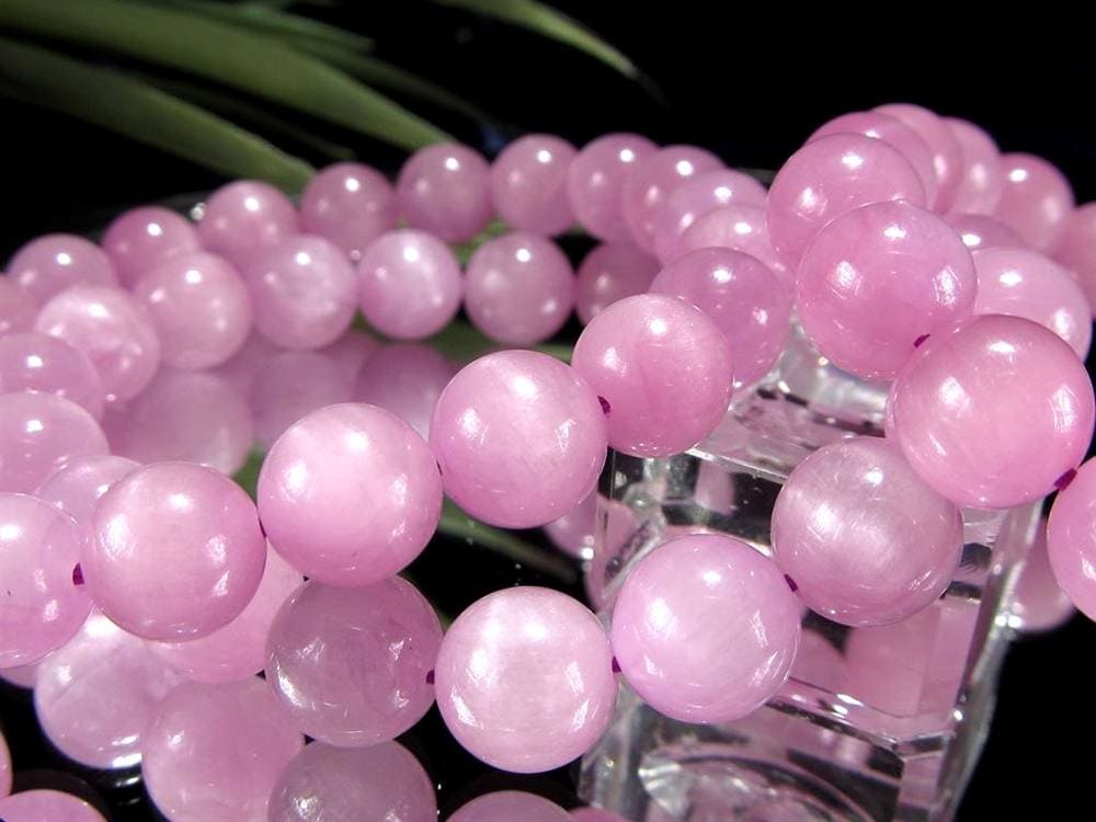 クンツァイト ブレスレット リチア輝石 キャッツアイ 天然石