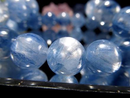 カイヤナイト 藍晶石 ブレスレット ブルー 青色