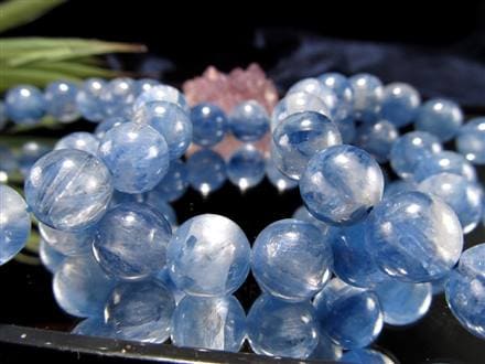 カイヤナイト 藍晶石 ブレスレット ブルー 青色