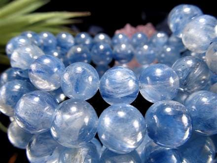 カイヤナイト 藍晶石 ブレスレット ブルー 青色