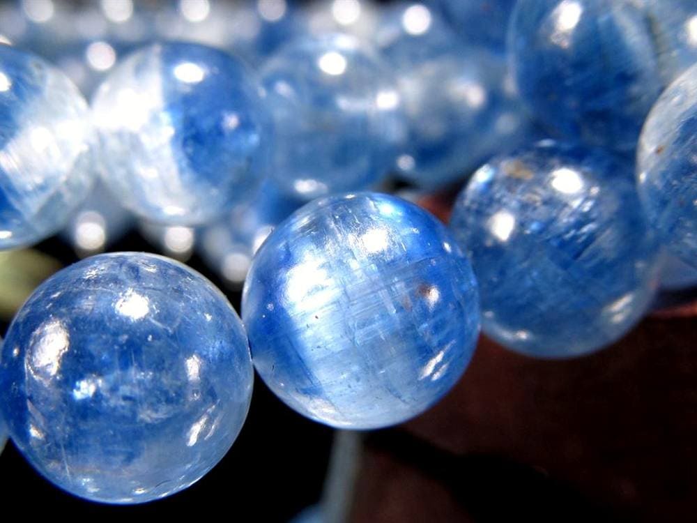 カイヤナイト 藍晶石 ブレスレット カヤナイト 天然石