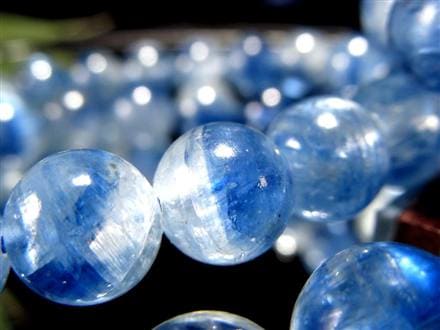 カイヤナイト 藍晶石 ブレスレット カヤナイト 天然石