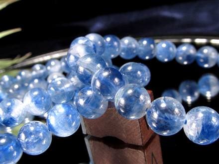 カイヤナイト 藍晶石 ブレスレット カヤナイト 天然石