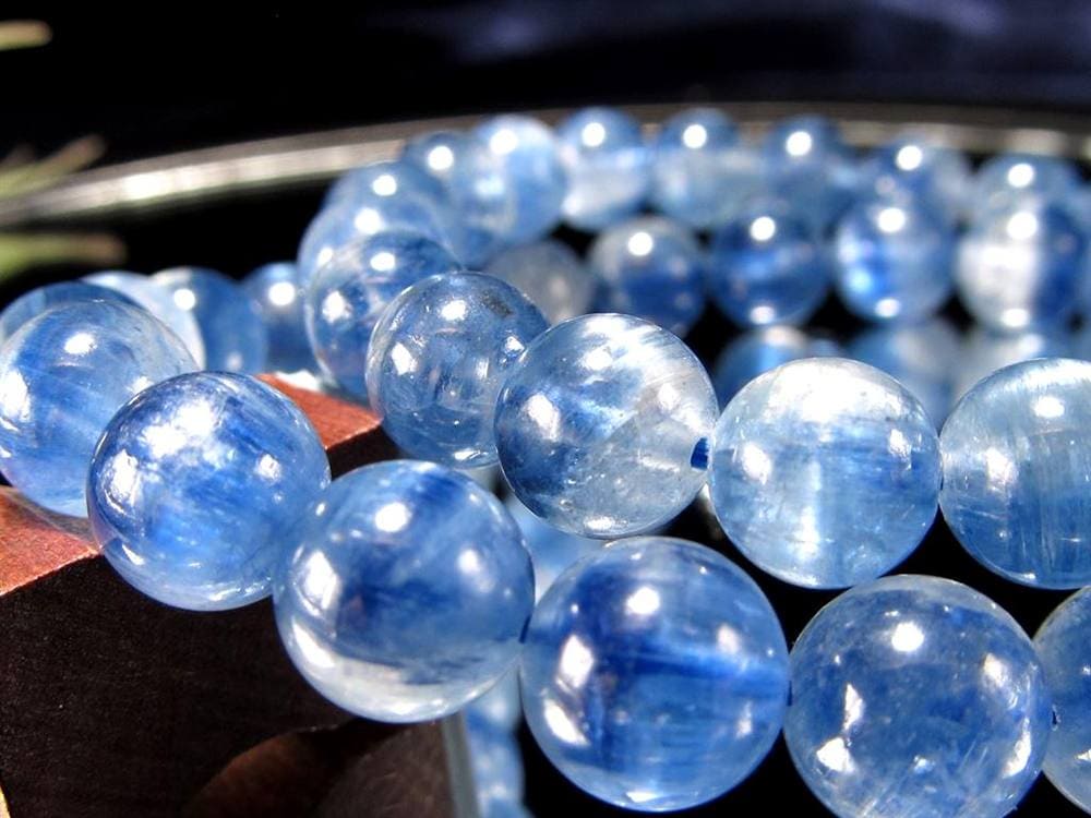 カイヤナイト 藍晶石 ブレスレット カヤナイト 天然石