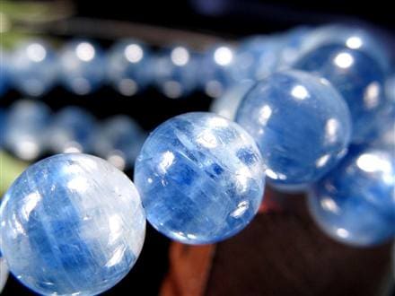 カイヤナイト 藍晶石 ブレスレット カヤナイト 天然石