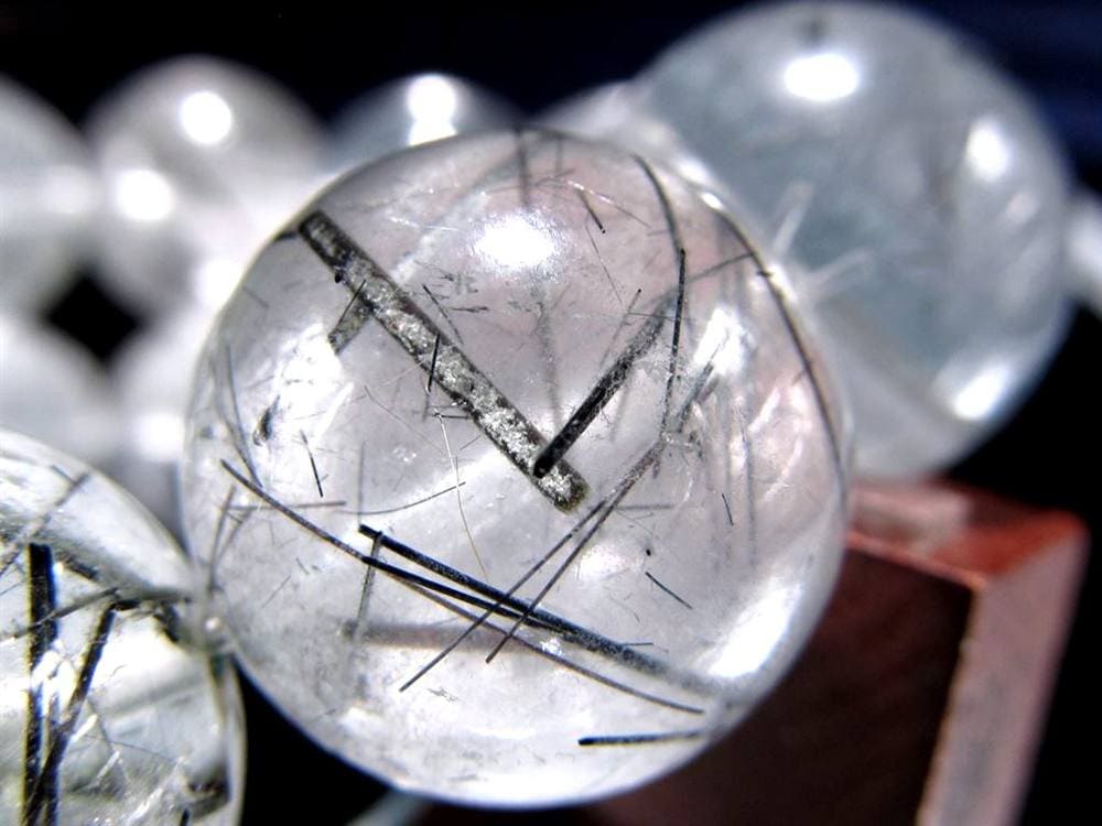 ブルールチル ファントム アクチノライト インディゴライトトルマリン サゲニティック