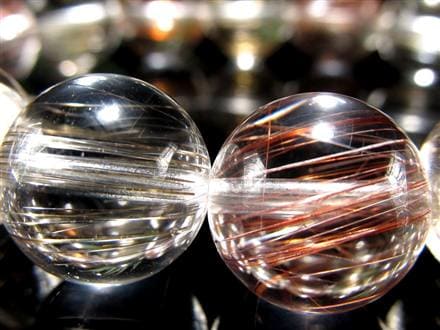 MIXルチルクォーツ ブレスレット キャッツアイ ルチルクォーツ ラビットヘア