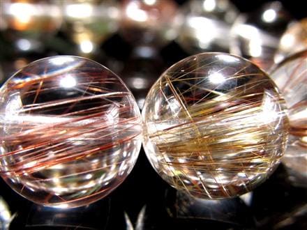 MIXルチルクォーツ ブレスレット キャッツアイ ルチルクォーツ ラビットヘア