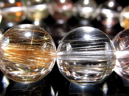 MIXルチルクォーツ ブレスレット キャッツアイ ルチルクォーツ ラビットヘア