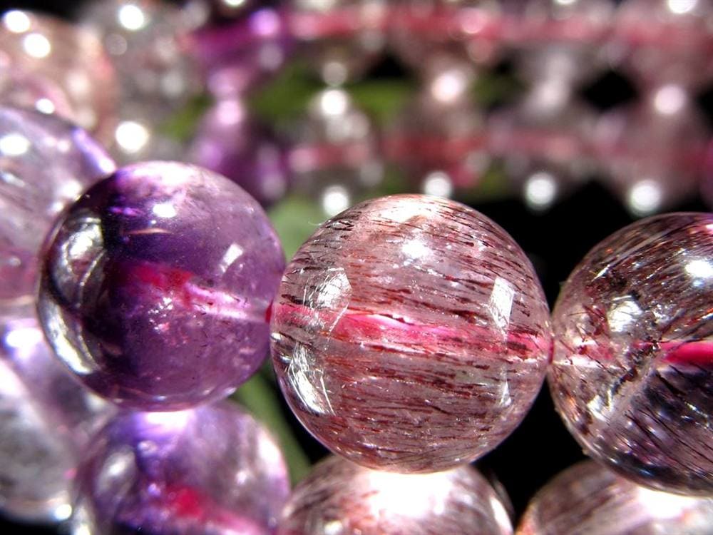 スーパーセブン ブレスレット ゲーサイト インクルージョン レピドクロサイト