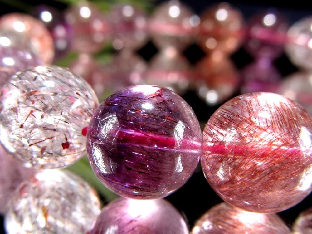 スーパーセブン ブレスレット ゲーサイト インクルージョン レピドクロサイト