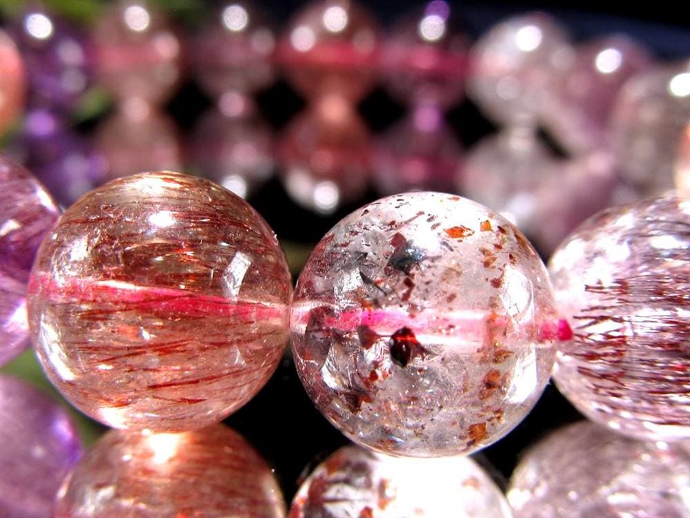 スーパーセブン ブレスレット ゲーサイト インクルージョン レピドクロサイト