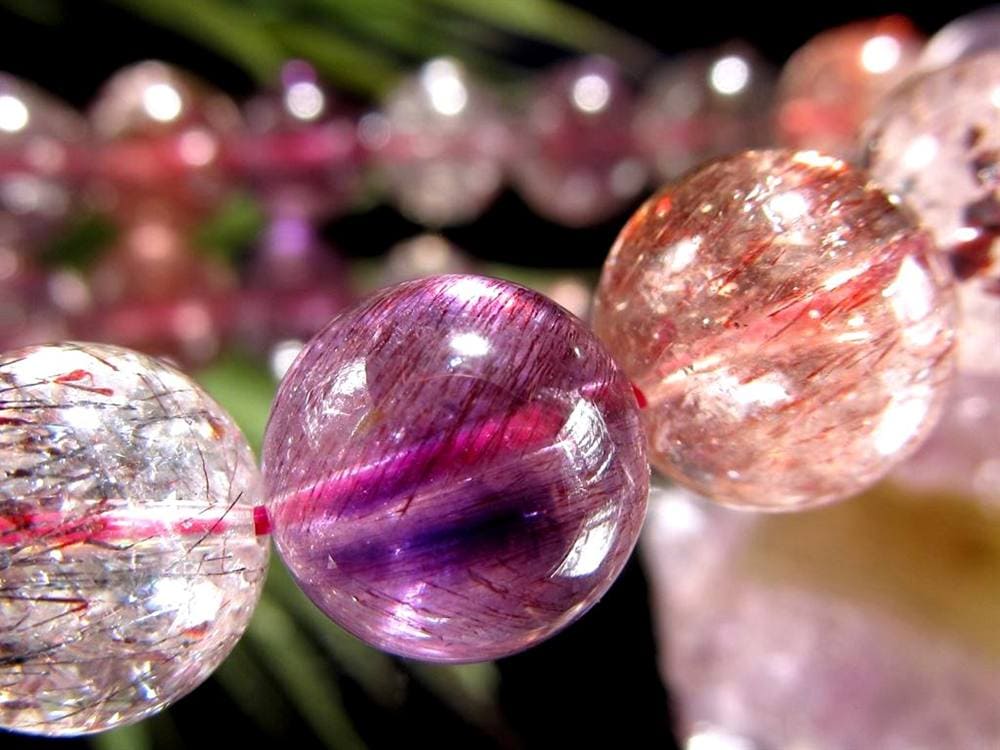 スーパーセブン ブレスレット ゲーサイト インクルージョン レピドクロサイト