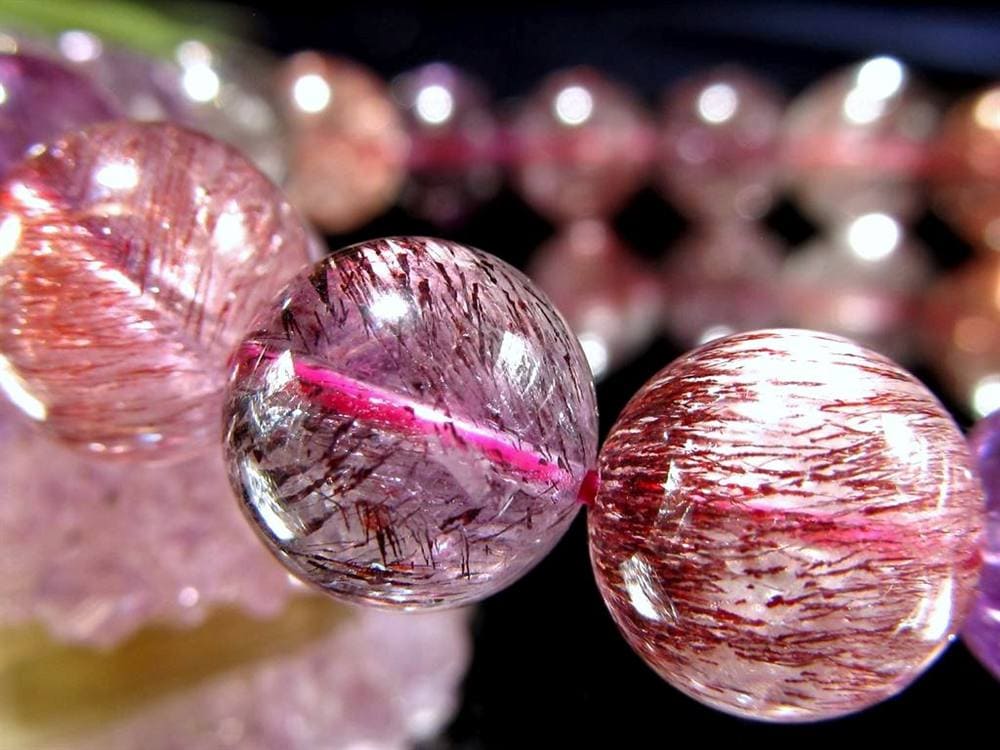 スーパーセブン ブレスレット ゲーサイト インクルージョン レピドクロサイト