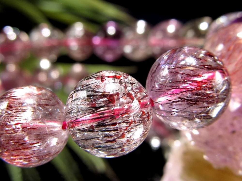 スーパーセブン ブレスレット ゲーサイト インクルージョン レピドクロサイト