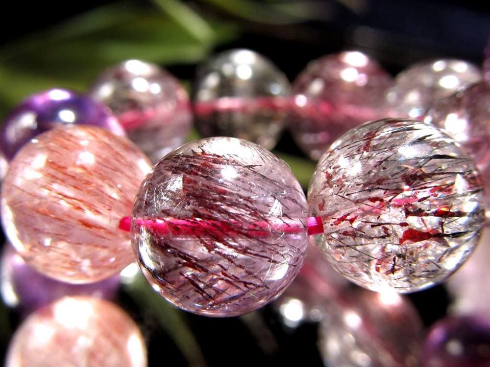 スーパーセブン ブレスレット ゲーサイト インクルージョン レピドクロサイト