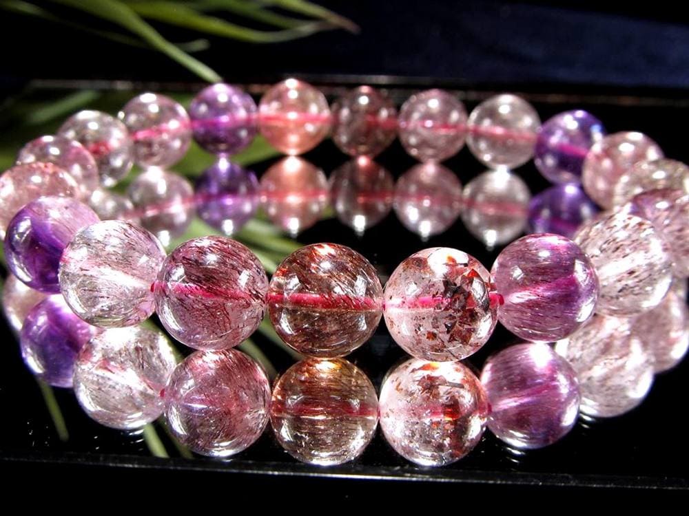 スーパーセブン ブレスレット ゲーサイト インクルージョン レピドクロサイト