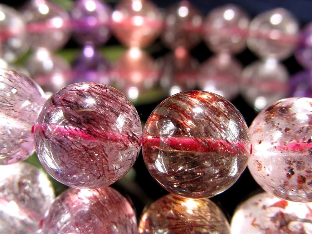 スーパーセブン ブレスレット ゲーサイト インクルージョン レピドクロサイト