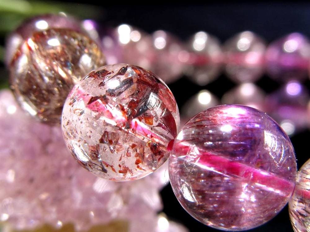 スーパーセブン ブレスレット ゲーサイト インクルージョン レピドクロサイト